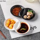Axyaa Stone Pattern Ceramic Seasoning Dish Set