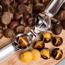 Axyaa Stainless Steel Chestnut Opener Nut Cracker Cutter Sheller Kitchen Tool