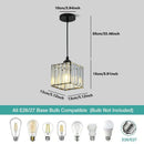 Axyaa Crystal Pendant Light for Restaurant Bar, Kitchen, Bedroom - Modern Minimalist Design