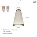 Axyaa Tassel Pendant Light: Modern Staircase Living Room Dining Room Lamp