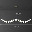 Axyaa Modern Ceiling Chandeliers - Stylish Pendant Light Fixture for Dining & Living Room
