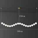 Axyaa Modern Ceiling Chandeliers Hanging Light Fixture for Dining & Living Room