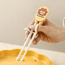 Axyaa Kids Cutlery Set: Stainless Steel Fork Spoon Chopstick Box Set