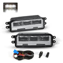 Axyaa LED Fog Lights DRL for Toyota Tacoma Tundra 2023 2024 - Front Bumper Driving Headlights