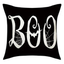 Axyaa Halloween Skull Head Pumpkin Pillow Covers for Horrible Holiday Home Decor