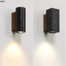 Axyaa Black Cave Stone LED Wall Lamp - Nordic Minimalism for Living Room, Bedroom, Bathroom