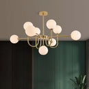 Axyaa U-shaped Magic Bean LED Pendant Lamp for Living Room, Bedroom, Lobby