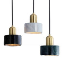 Axyaa Modern Marble Chandelier: Elegant LED Pendant Lighting for Home Décor