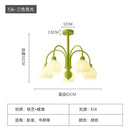 Axyaa Pumpkin Glass Chandelier for Home Decor in Living Room, Bedroom, Dining Room