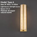 Axyaa Gold Marble LED Wall Sconces for Indoor Decorative Lighting