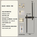 Axyaa Aluminum Deformable Wall Sconce - Modern Living Room & Corridor Lighting