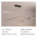 Axyaa Modern Minimalist LED Chandelier Pendant Lightfixture