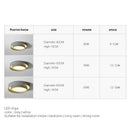 Axya Modern LED Circle Chandelier Ceiling Lights with Remote Control