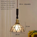 Axyaa Colourful Scandinavian Glass Pendant Lights for Kitchen Dining Room, Brass Led Pendant Lamp