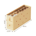 Axyaa Jeans Compartment Divider Box: Closet Drawer Organizer for Clothes, Underwear, and Bras