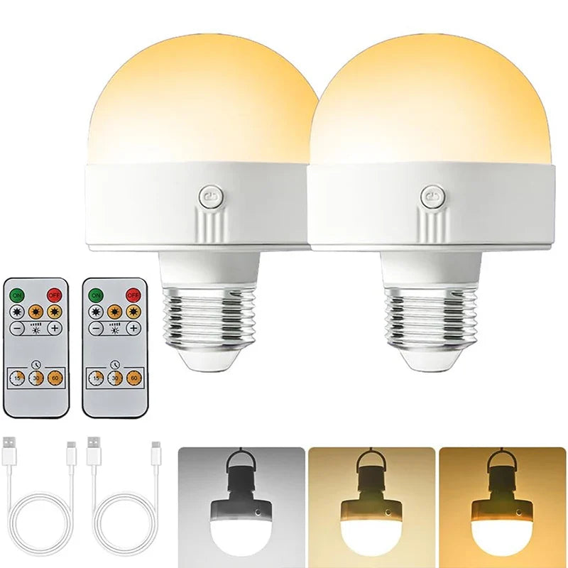 Axyaa RGB LED Bulb with Remote Control - Dimmable E27/E26 Interface