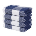 Axyaa Waffle Weave Kitchen Towel Set Absorbent Cleaning Cloth Cotton Dishcloth