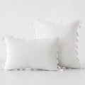 Black Tassel Pillowcases by Axyaa - Velvet Holiday Home Decoration Gift