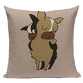 Axyaa Love Pug Dog Cushion Cover Sleep Dog Throw Pillow Case