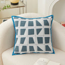 Axyaa Geometric Jacquard Pillowcase Decor Home Sofa Throw Cushion Cover 48x48cm