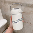 Axyaa 750ml Stainless Steel Thermos Flask with Tea Filter & Straw - Gift Item