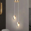 Axyaa Crystal Mini Pendant Light: Modern LED Fixture for Bedroom & Bathroom