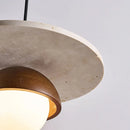 Axyaa Retro Style Wabi Sabi Yellowstone LED Pendant Light for Home & Restaurant Decoration