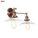 Axyaa Vintage Loft Art Glass Wall Lamp for Study Coffee Bar Stairway