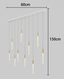 Axyaa Modern Staircase Chandeliers LED Pendant Light for Living Room