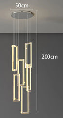 Axyaa LED Crystal Chandelier Ceiling Lamp for Elegant Indoor Lighting