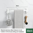 Axyaa Wall-mounted Triple-layer Towel Holder for Bathroom Storage