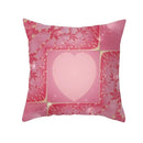Axyaa Simple Love Print Couple Pillowcase for Sofa and Office Décor