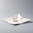Axyaa Ceramic Sushi Plates Set - Restaurant Quality Irregular Shape Dinnerware