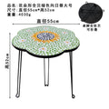 Axyaa Nordic Flower Tray: Handmade Round Foldable Storage Tray