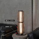 Nordic Glass Pendant Light by Axyaa - Smoke White Glass - LED Desk Lamp