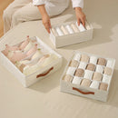Axyaa Fabric Drawer Organizers for Underwear Socks Bra - Wardrobe Shelf Organizer
