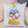 Axyaa Santa Little Penguin Pillowcase 45x45cm Merry Christmas Deer Cushion Cover