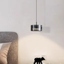 Axyaa LED Luxury Pendant Light with High Transparency Lampshade