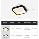 Axyaa LED Ceiling Light: Modern Surface Mount Fixture for Home Decor.