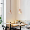Axyaa Natural Stone Japanese Style LED Pendant Light for Warm, Simple Home Decoration