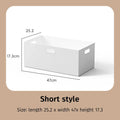 Clear Stacking Drawer Boxes with Lids by Axyaa: Organize Closet, Handle, Wheels