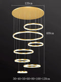 Axyaa Modern Luxury Chandelier for Living Room in High-end Loft Villa