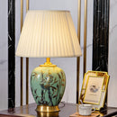 Axyaa Ceramic Copper Table Lamp - Elegant Lighting Solution for Home and Office
