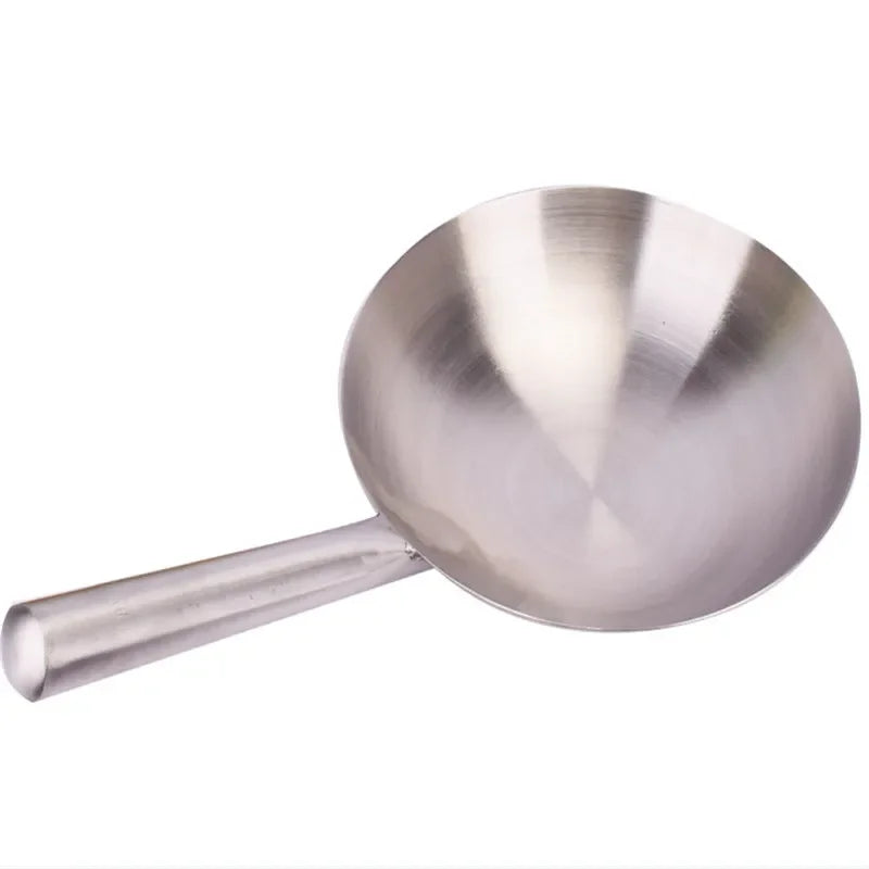 Axya Hand-Forged Non-Stick Wok, Wooden Handle Pure Iron Pan, Chinese Style Iron Pot