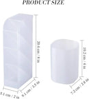 Axyaa Desk Pencil Cup Holder Set for Home Office Organization