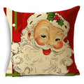 Axyaa Linen Christmas Cushion Cover 45x45cm Home Office Living Room Merry Christmas Gifts