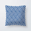 Axyaa Simple Modern Blue Pillowcase for Home Decor