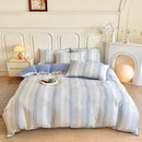 Axyaa Solid Purple Bedding Set: Soft Polyester Cover Set for Twin Queen Full Size