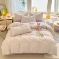 Axyaa Floral Cotton Duvet Cover Sets in Single/Queen/King Sizes