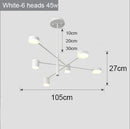 Axyaa LED Minimalist Chandelier Kitchen Island Lamp Living Room Luxury Lighting